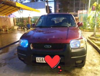 Ford Escape   2.0 MT  2004 - Bán Ford Escape 2.0 MT năm 2004, màu đỏ số sàn, giá 230tr