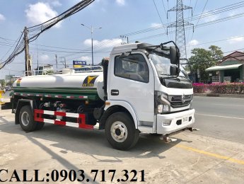 Xe tải 2,5 tấn - dưới 5 tấn 2019 - Bán xe bồn DongFeng 5 khối chở nước. Gía bán xe bồn DongFeng 5 khối chở nước tốt nhất