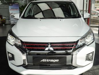 Mitsubishi Attrage 1.2 CVT 2020 - Bán xe Mitsubishi Attrage 1.2 CVT đời mới nhất 2020, màu trắng