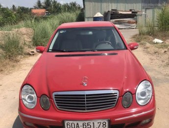 Mercedes-Benz E class 2003 - Bán xe Mercedes E240 AT năm 2003, màu đỏ số tự động, 230 triệu