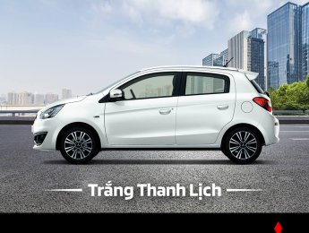 Mitsubishi Mirage 1.2 CVT 2019 - Bán Mitsubishi Mirage 1.2 CVT đời 2019, màu trắng, nhập khẩu nguyên chiếc