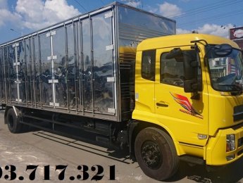 Xe tải 5 tấn - dưới 10 tấn 2020 - Xe DongFeng B180 thùng kín dài 9m7 tải 7T5, giá tốt giao xe ngay