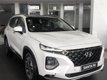 Hyundai Santa Fe Premium 2020 - Cần bán xe Hyundai Santa Fe Premium đời 2020, màu trắng