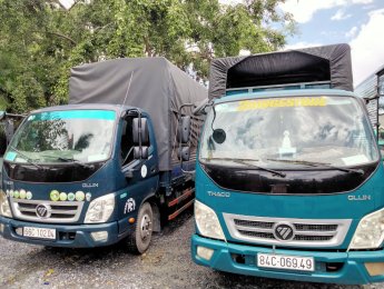 Xe tải 2,5 tấn - dưới 5 tấn 2018 - Xe tải Foton 3tấn5 thùng 4m3 đời 2018 - đã qua sữ dụng