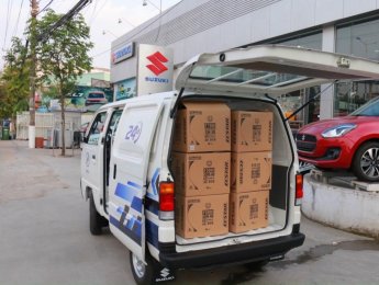Suzuki Supper Carry Van 2021 - Xe tải Van 580kg chạy được giờ cám