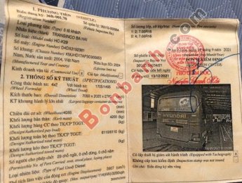 Hyundai County    2004 - Bán xe Hyundai County sản xuất 2004, màu đỏ giá cạnh tranh