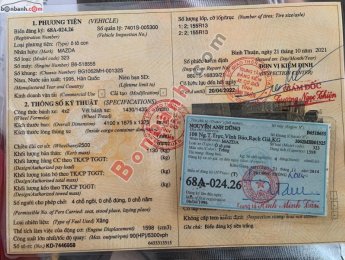 Mazda 323F 1995 - Xe Mazda 323F đời 1995, màu trắng, xe nhập còn mới giá cạnh tranh