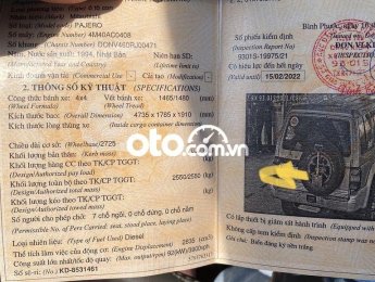 Mitsubishi Pajero 1994 - Cần bán lại xe Mitsubishi Pajero sản xuất 1994, nhập khẩu nguyên chiếc, giá chỉ 350 triệu