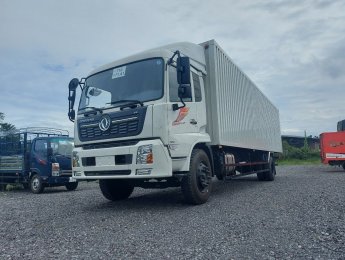 Xe tải 5000kg 2021 - Xe tải Dongfeng Hoàng Huy B180 thùng kín container siêu dài 9,7m nhập khẩu 2021