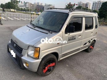 Suzuki Wagon R 2002 - Cần bán gấp Suzuki Wagon R đời 2002, màu bạc số sàn, giá chỉ 98 triệu