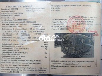 Daewoo Damas 1995 - Cần bán xe Daewoo Damas MT sản xuất 1995, màu xanh lam, xe nhập