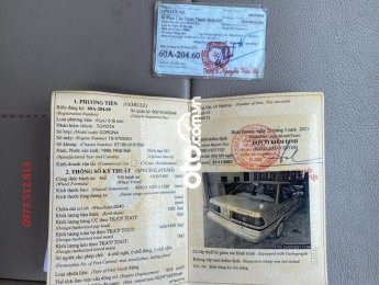Toyota Corona 1986 - Cần bán xe Toyota Corona năm 1986, màu bạc, xe nhập