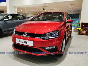 Volkswagen Polo 2021 - [Volkswagen Buôn Ma Thuột ] xe Đức nhập 100% Polo Hatchback màu đỏ Sunset phù hợp gia đình nhỏ, các chị em phụ nữ