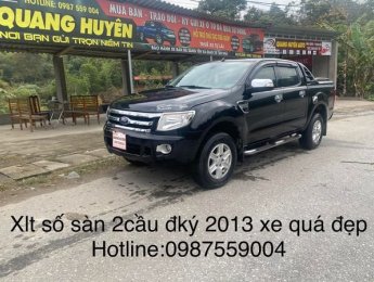 Ford Ranger 2013 - Bán Ford Ranger  XLT 4x4 MTnăm sản xuất 2013, màu đen giá cạnh tranh