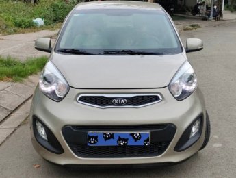 Kia Morning 2014 - Cần bán gấp Kia Morning Si 1.25MT năm 2014, màu xám xe gia đình