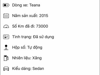 Nissan Teana 2014 - Màu đen, 470 triệu