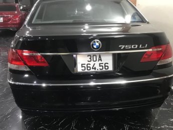 BMW 750Li 2007 - Bán BMW 750Li năm sản xuất 2007, màu đen, xe nhập