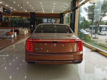Hongqi E-HS9 2022 - Bán xe màu vàng đồng, giá ưu đãi và nhiều quà tặng bao gồm sạc 220V theo xe và tặng thêm 1 trạm sạc 7kW 220V cố định tại gia đình