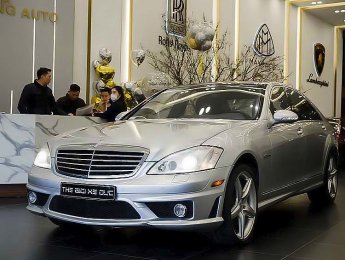 Mercedes-Benz S 63 2008 - Cần bán lại xe Mercedes S63 sản xuất năm 2008, màu bạc