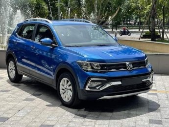 Volkswagen T-Cross 2022 - Màu xanh dương trẻ trung cá tính - Xe có giao ngay cho khách - SUV 5 chỗ nhập khẩu đô thị