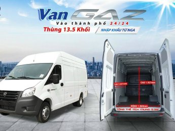Gaz Gazelle Next Van 2022 - Tải van 3 chỗ thùng hàng 11.5 khối - Không bị cấm giờ - Thùng hàng dài 3m