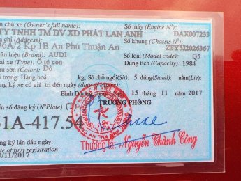 Audi Q5 2017 - Bán xe màu đỏ gấp giá thương lượng