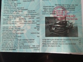 Mazda 323 1998 - Bán xe màu đen, đk tháng 12/1999, giá 115 triệu đồng