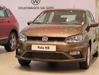 Volkswagen Polo 2023 - màu nâu hổ phách xe nhập Đức giá rẻ cứng chắc an toàn - Có xe giao ngay