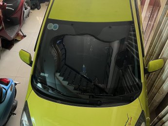Kia Morning 2015 - Màu xanh, gia đình sử dụng