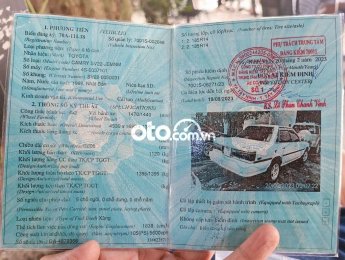 Toyota Camry Cần bán xe   1989, biển số đẹp, máy êm 1989 - Cần bán xe Toyota Camry 1989, biển số đẹp, máy êm
