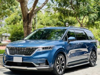 Kia Carnival Signature 7S 2022 - Xe Kia Carnival Signature 7S đời 2022, màu xanh lam