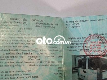 Fiat Doblo Xe 7 chỗ  của ý ( bán xác ) 2007 - Xe 7 chỗ fiat của ý ( bán xác )