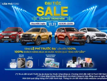 Ford Ranger 2023 - Chương trình Đại tiệc Sale của Cẩm Phả Ford