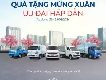 Xe tải 1 tấn - dưới 1,5 tấn 2024 - ƯU ĐÃI CHO KHÁCH HÀNG MUA XE TRONG DỊP ĐẦU XUÂN NĂM MỚI GIÁP THÌN 2024