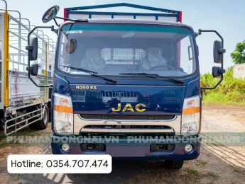 JAC N350 Plus 2023 2023 - XE TẢI JAC N350 E5 THÙNG BẠT BỬNG NHÔM