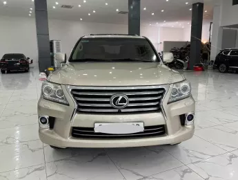 Lexus LX 570 Mỹ 2012 - Em bán xe Lexus LX570 xuất Mỹ, xe sản xuất năm 2012 màu vàng cát. Xe chủ đi gữi gìn cẩn thận,