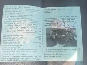 Toyota Fortuner 2019 - BÁN XE TOYOTA FORTUNER GUN165L-SUTSHU - 2019